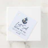 Étiquettes Cadeau Dernière voile avant Veil Bachelorette Week-end (En situation)