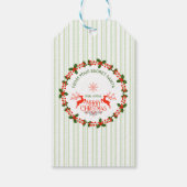 Étiquettes-cadeau des autocollants père Noël (Dos)