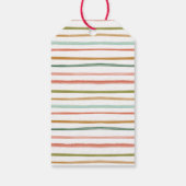 Étiquettes-cadeau Des cadeaux de Noël en aquarelle (Dos)