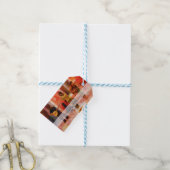 Étiquettes-cadeau Des Musiciens De Rue Jouent Ensemble Joyeux Annive (With Twine)