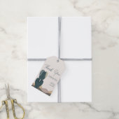 Étiquettes-cadeau Desert Cactus Thème Mariage Merci Favor (Avec de la ficelle)