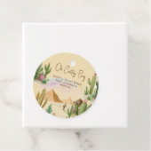 Étiquettes Cadeau Désert Oh Cactus Boy Boho Arch Baby shower (En situation)