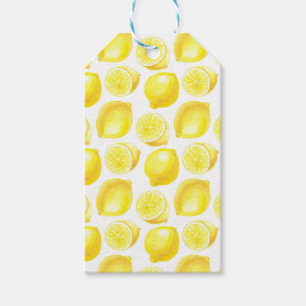 Étiquettes-cadeau Design motif citron