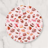 Étiquettes Cadeau Desserts doux (Dos)