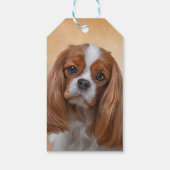 Étiquettes-cadeau Dessin Chien Cavalier King Charles Spaniel (Dos)