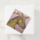 Étiquettes Cadeau Dessin de chèvre (En situation)