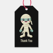 Étiquettes-cadeau Dessin de monstre Halloween mignon (Devant)