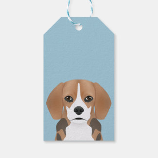 Étiquettes-cadeau Dessin du beagle