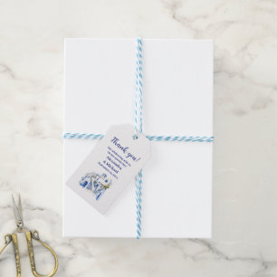 Étiquettes-cadeau Destination Grèce Mariage Santorin