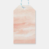 Étiquettes-cadeau Destination Mariage Tropical Enregistrer La Date (Dos)