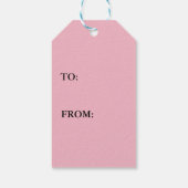 Étiquettes-cadeau Deux coeurs (Dos)