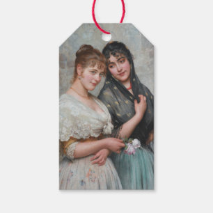 Étiquettes-cadeau Deux femmes vénitiennes (Italie)