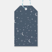 Étiquettes-cadeau Deux La Lune Blue Navy (Dos)