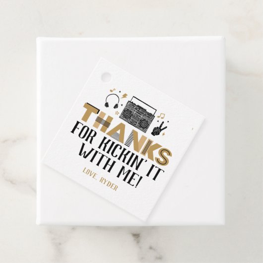 Étiquettes Cadeau Deux Legit to Quit Second Birthday Merci Favoriser (En situation)