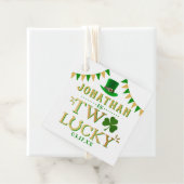 Étiquettes Cadeau Deux Lucky St. Patrick's Day 2e anniversaire (En situation)