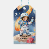 Étiquettes-cadeau Deux lune fête d'anniversaire 2 (Devant)