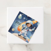 Étiquettes Cadeau Deux lune fête d'anniversaire 2 (En situation)