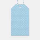 Étiquettes-cadeau Deux petits pois dans une poitrine, Blue Twins (Dos)