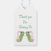 Étiquettes-cadeau Deux Pois Dans Un Balises Favoriser Pod (Dos)