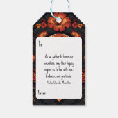 Étiquettes-cadeau Dia de Muertos ☠️ crâne à sucre (Dos)