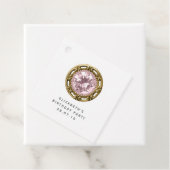 Étiquettes Cadeau Diamant rose (En situation)