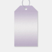 Étiquettes-cadeau Diamants romantiques et Bow Anniversaire (Dos)