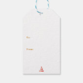 Étiquettes-cadeau Diggin’ It Construction Birthday Thank You (Dos)