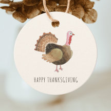 Dinde aquarelle pour la fête de Thanksgiving