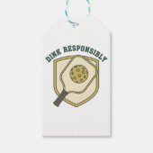 Étiquettes-cadeau  Dink de manière responsable (Devant)