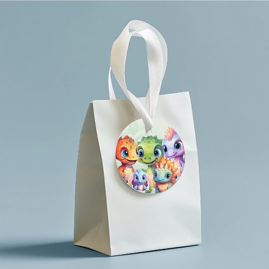 Étiquettes Cadeau Dino Roar Anniversaire Bash