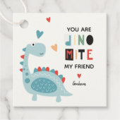 Étiquettes Cadeau Dinomite Valentine (Devant)