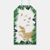 Étiquettes-cadeau Dinosaur Anniversaire Wild one Favoriser le thème  (Dos)