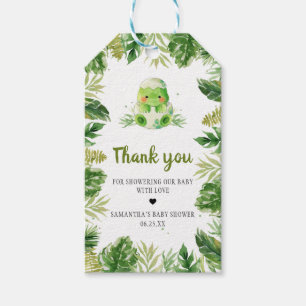 Étiquettes-cadeau Dinosaur Baby shower Favoriser Tags