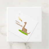 Étiquettes Cadeau Dinosaur Meteor Boules de viande (En situation)