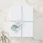 Étiquettes-cadeau Dinosaure minimum Merci fête d'anniversaire (Avec de laficelle)