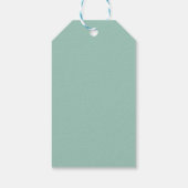 Étiquettes-cadeau Dinosaure minimum Merci fête d'anniversaire (Dos)