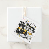 Étiquettes Cadeau Diplôme Chih Tzu Chiens (En situation)