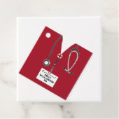 Étiquettes Cadeau Diplôme de l'école de soins infirmiers (En situation)