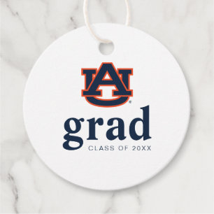 Étiquettes Cadeau Diplôme de l'Université d'Auburn Auburn Tigers