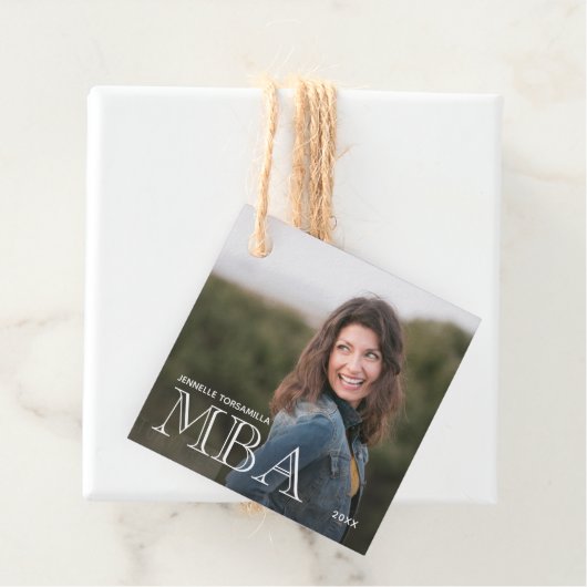Étiquettes Cadeau Diplôme de MBA Photo (En situation)