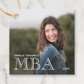 Étiquettes Cadeau Diplôme de MBA Photo (Devant)