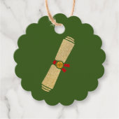 Étiquettes Cadeau Diplôme de parties scintillant (Devant)