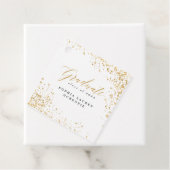 ÉTIQUETTES CADEAU DIPLÔMÉ ÉLÉGANT ET MODERNE (En situation)