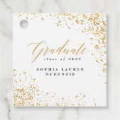 ÉTIQUETTES CADEAU DIPLÔMÉ ÉLÉGANT ET MODERNE (Devant)