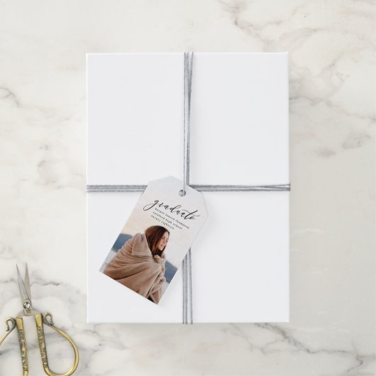 ÉTIQUETTES-CADEAU DIPLÔME MINIMAL (Avec de la ficelle)