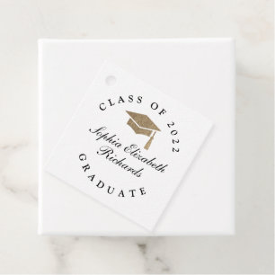 Étiquettes Cadeau Diplôme Style Classique