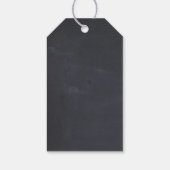 Étiquettes-cadeau Dire Whimsical Avec Lune D'Or Black Back (Dos)