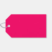 Étiquettes-cadeau Dirty 30th Navy Blue & Hot Pink fête d'anniversair (Dos (Horizontal))