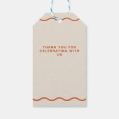 Étiquettes-cadeau Disco Baby Retro Baby shower Disco Super (Dos)