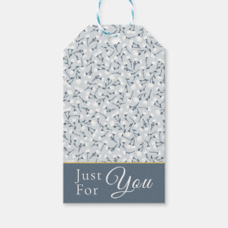 Étiquettes-cadeau Ditsy Floral "Just For You" - Morning Mist